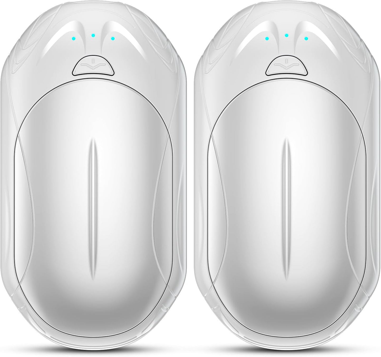 AI Hand Warmers Rechargeable 2 Pack, AI Smart Chips Electric Hand Warmers, 20Hrs Long Safe Heat, Portable Pocket Heater, Gifts for Christmas, Outdoor, Hunting, Golf, Camping Accessories