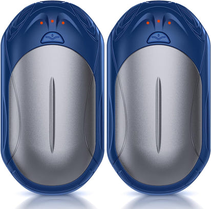 AI Hand Warmers Rechargeable 2 Pack, AI Smart Chips Electric Hand Warmers, 20Hrs Long Safe Heat, Portable Pocket Heater, Gifts for Christmas, Outdoor, Hunting, Golf, Camping Accessories