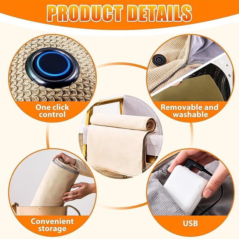 StayCozy Cloud-Wrap Heated Blanked