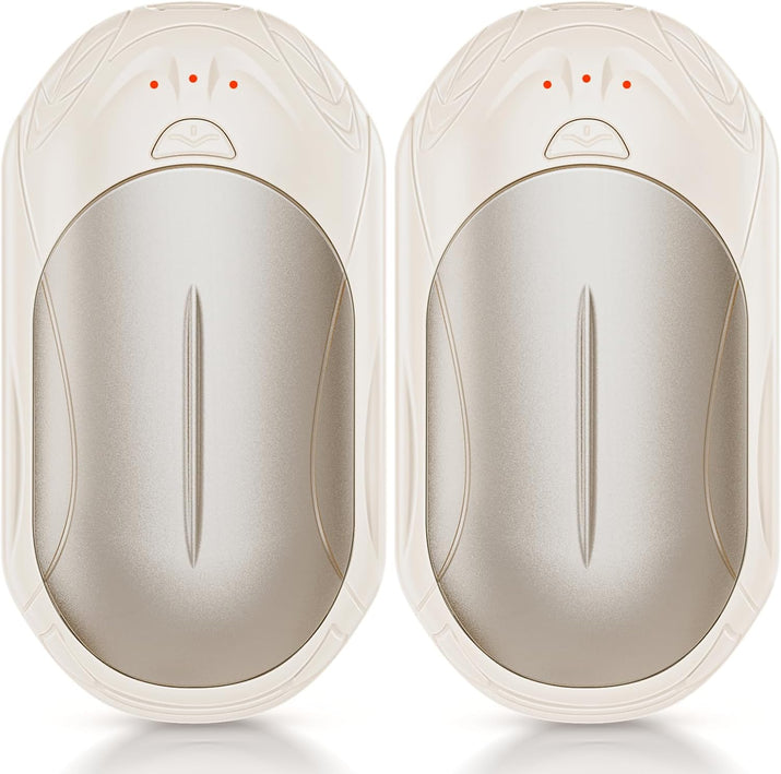 AI Hand Warmers Rechargeable 2 Pack, AI Smart Chips Electric Hand Warmers, 20Hrs Long Safe Heat, Portable Pocket Heater, Gifts for Christmas, Outdoor, Hunting, Golf, Camping Accessories